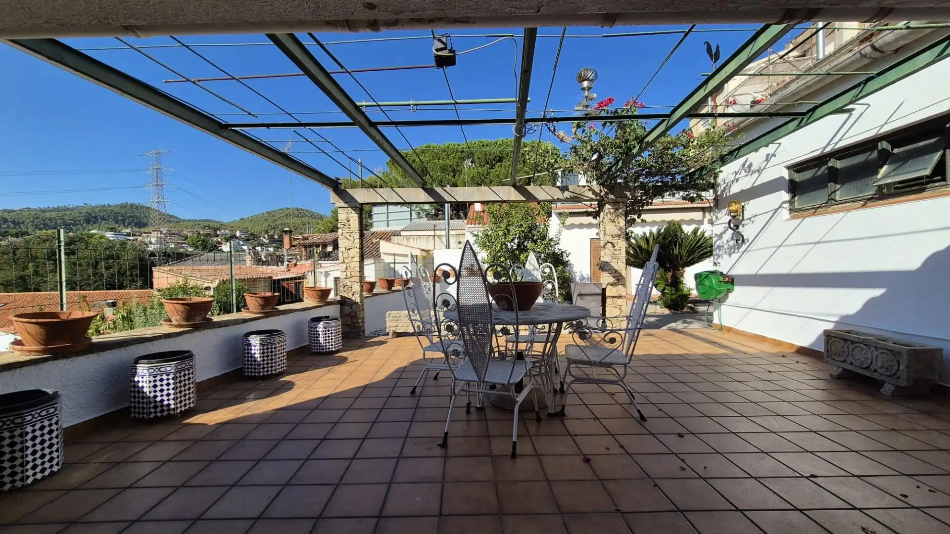 Terrassa de Casa o xalet de lloguer en Castellar del Vallès amb Calefacció, Jardí privat i Alarma