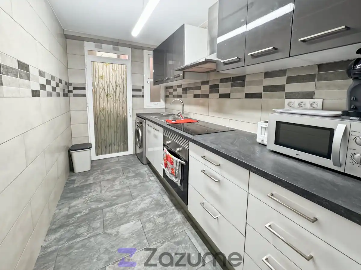 Küche von Wohnung zur Miete in Alicante / Alacant mit Klimaanlage, Terrasse und Möbliert