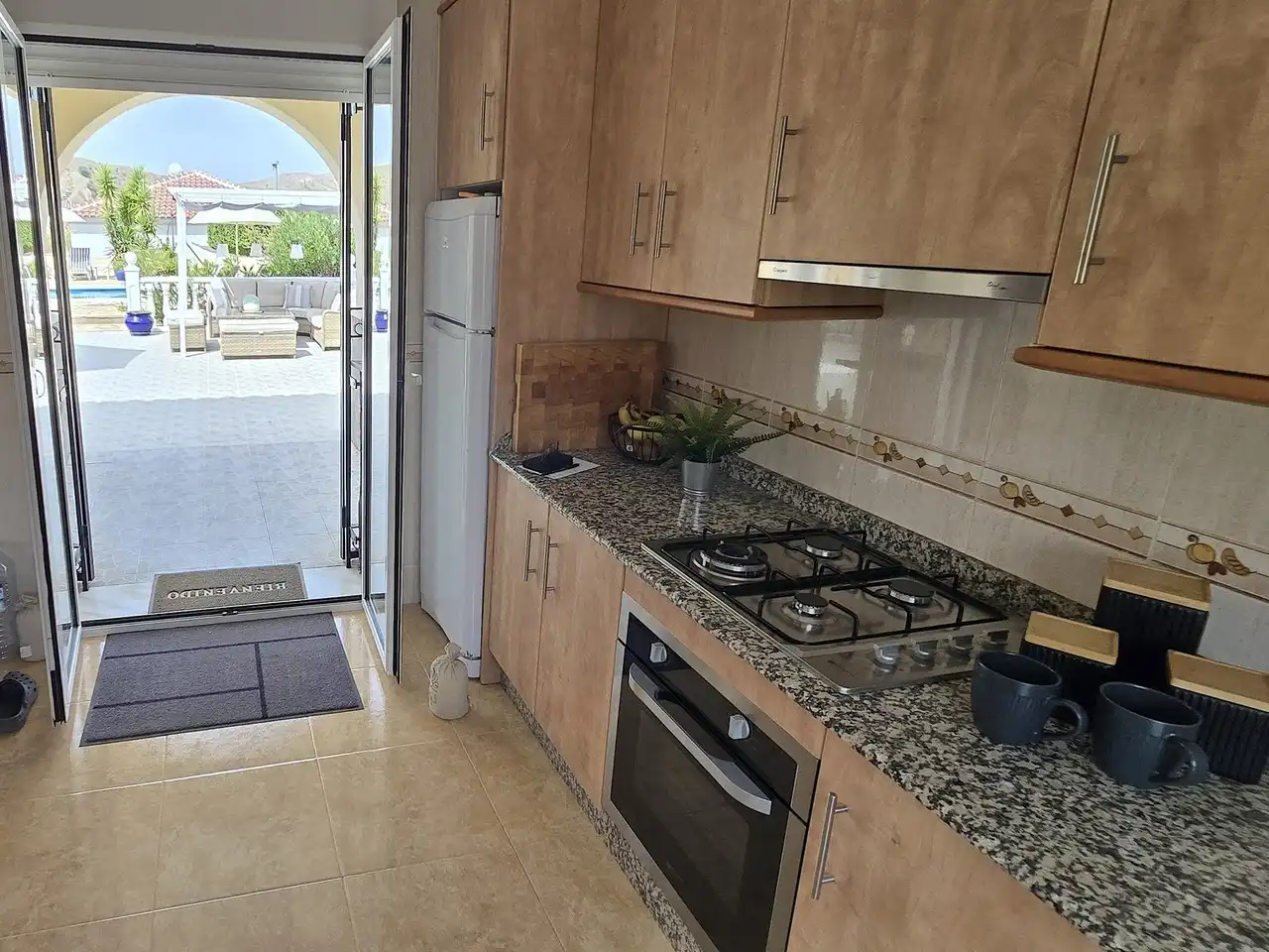 Cuina de Casa o xalet en venda en Arboleas amb Aire condicionat, Terrassa i Piscina