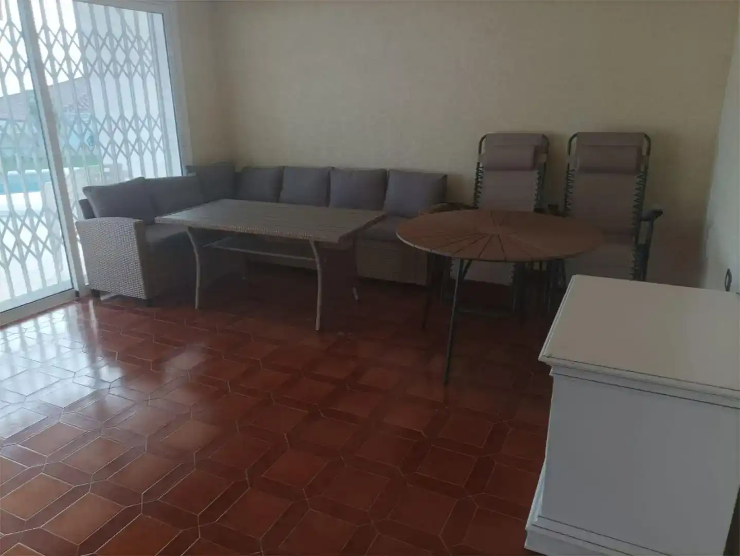 Sala d'estar de Casa o xalet de lloguer en El Rosario amb Piscina i Balcó