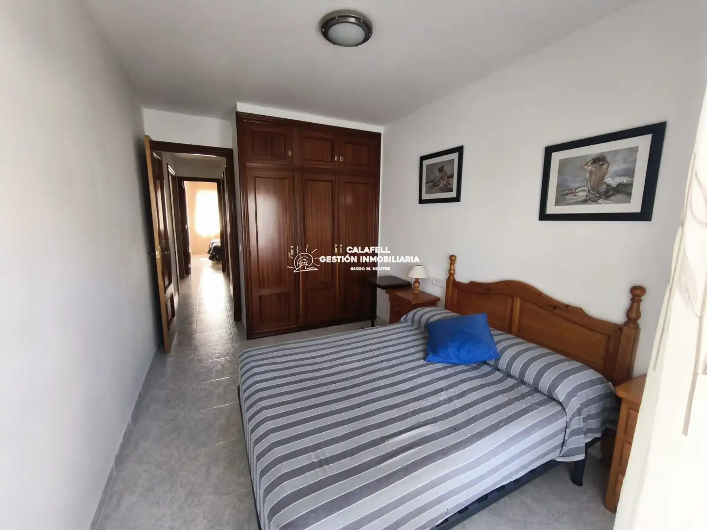Schlafzimmer von Wohnung zur Miete in Calafell mit Klimaanlage, Heizung und Terrasse