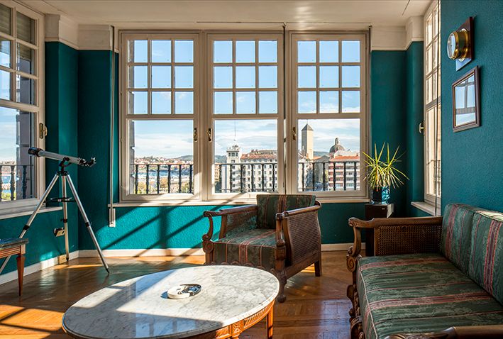 Sala d'estar de Apartament en venda en Portugalete amb Calefacció, Traster i Balcó
