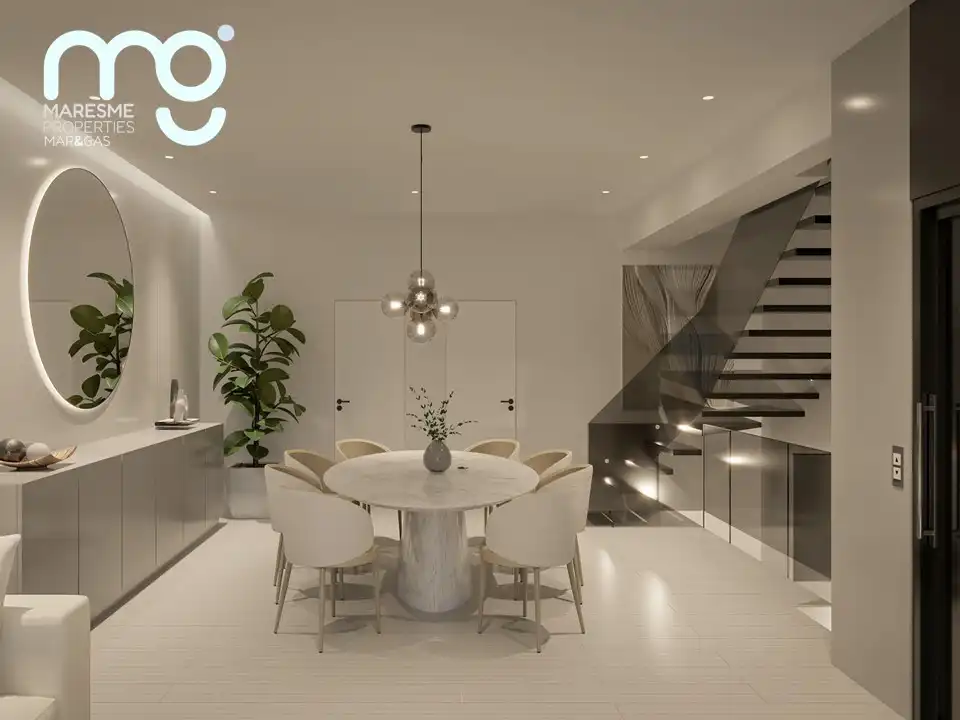 Dining room of Detached homes for sale in El Masnou  with Air Conditioner, Heating and Private garden