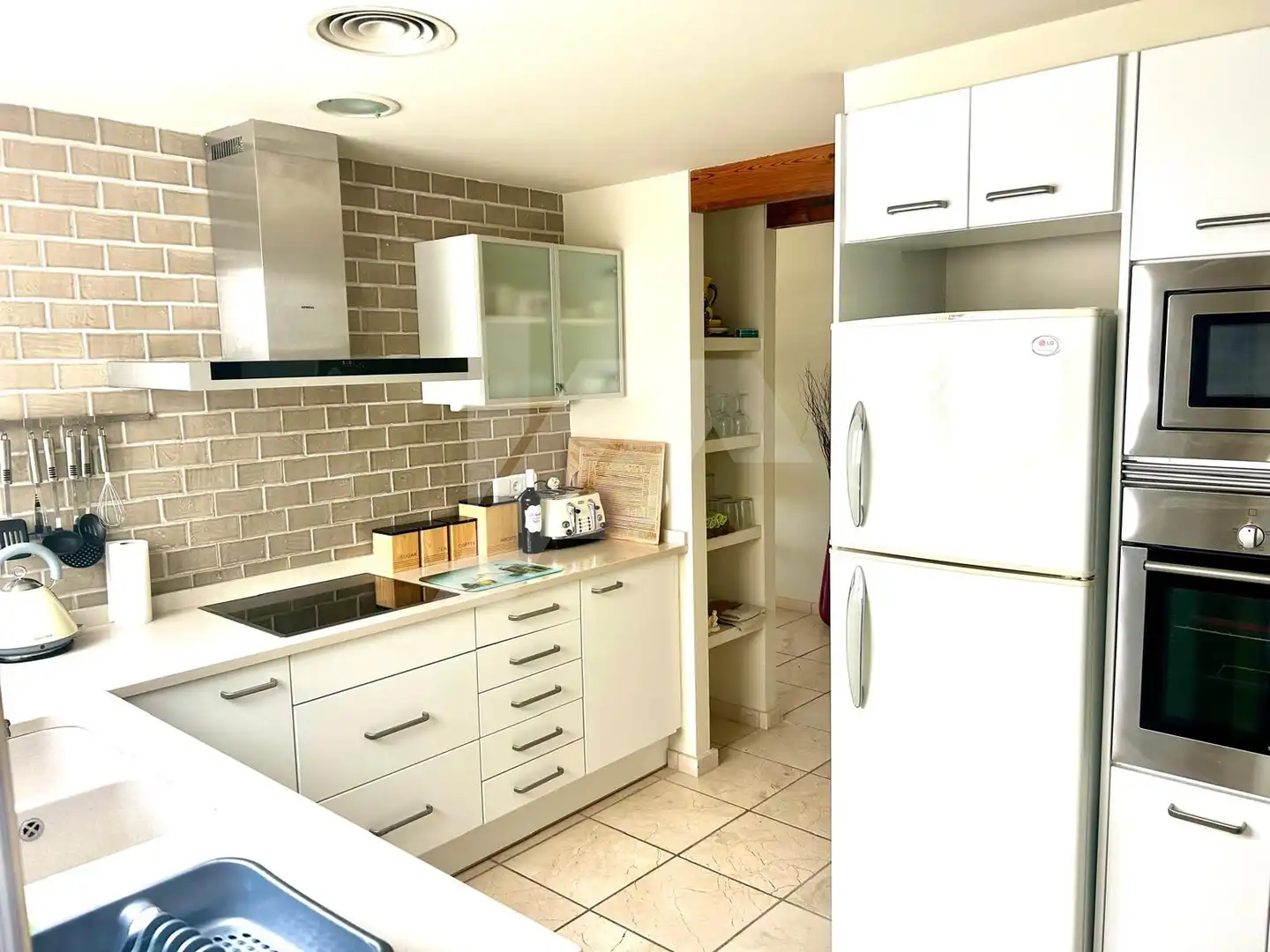 Cocina de Apartamento en venta en Moraira con Aire acondicionado, Calefacción y Jardín privado