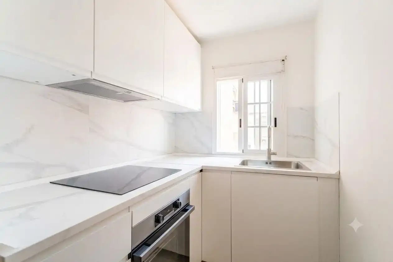 Küche von Wohnung zur Miete in  Madrid Capital mit Klimaanlage