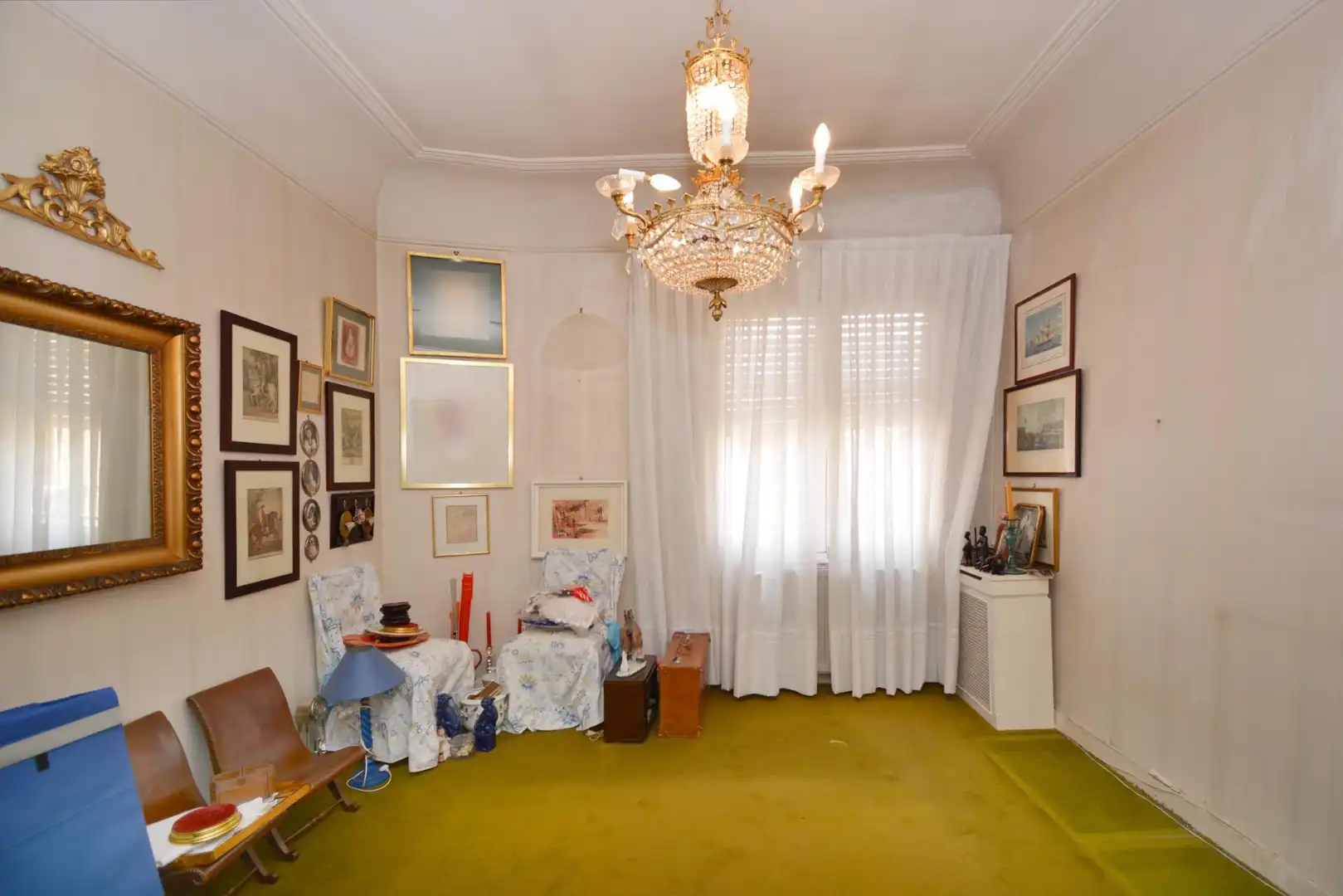 Wohnzimmer von Wohnung zum Verkauf in Madrid mit Heizung und Balkon