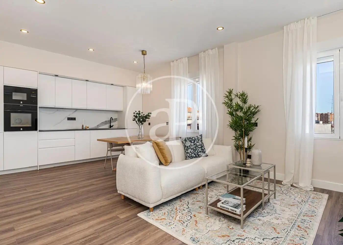 Sala de estar de Piso en venta en Madrid con Terraza