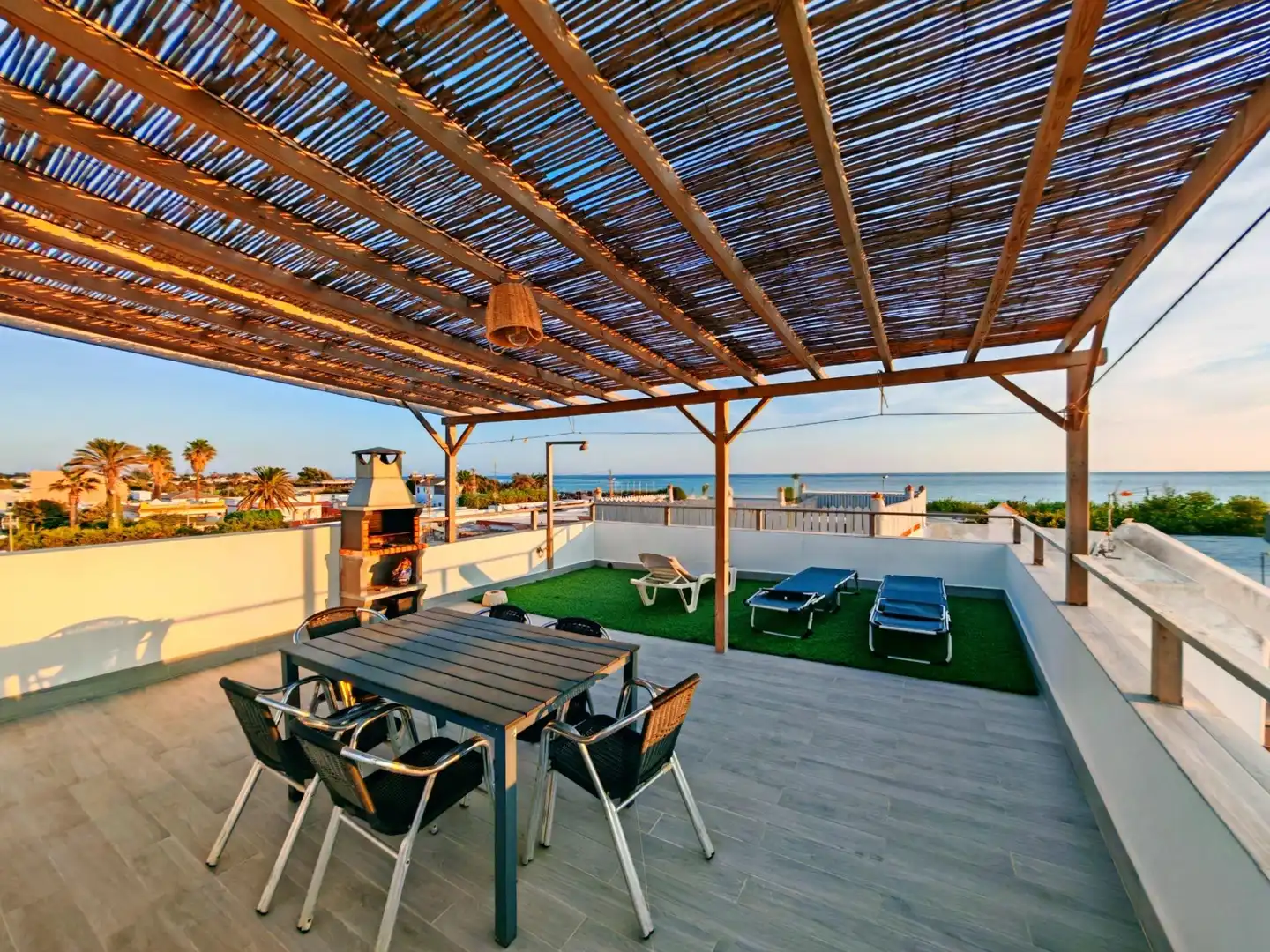 Terrace of Houses for sale in Vejer de la Frontera  with Air Conditioner, Terrace and Furnished