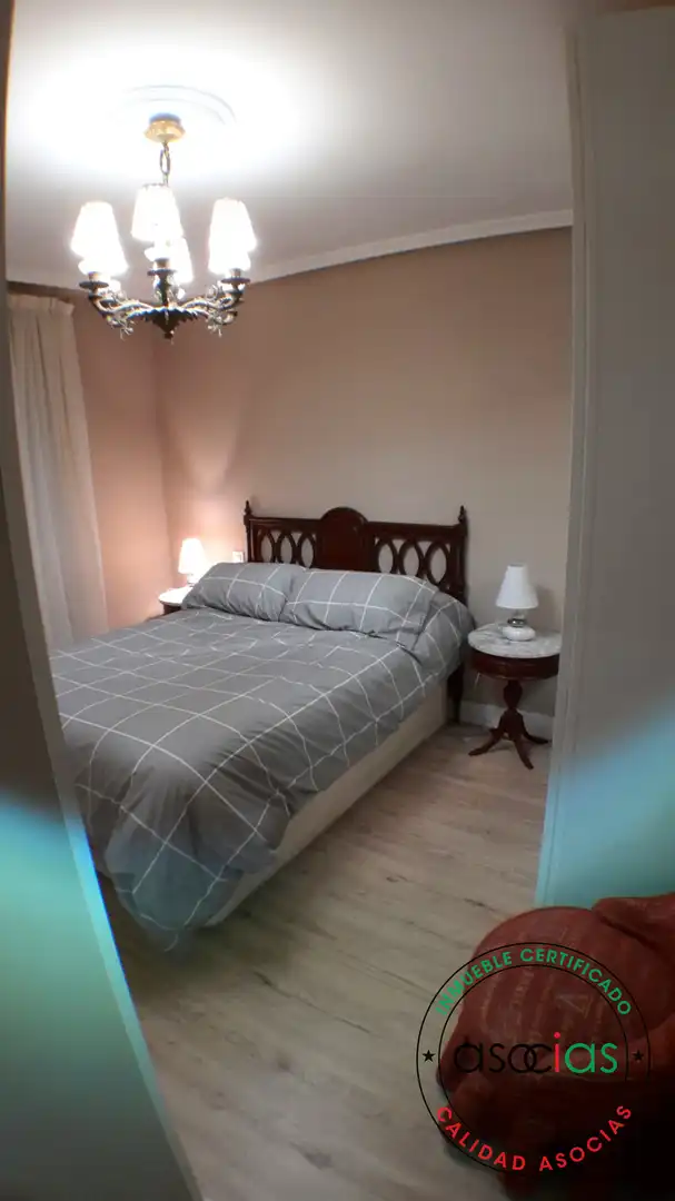 Bedroom of Flat for sale in Gijón   with Heating and Furnished