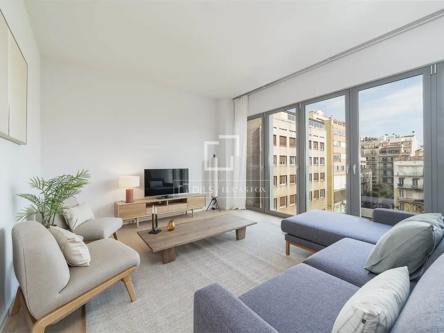Vista exterior de Piso en venta en Barcelona con Aire acondicionado, Calefacción y Parquet