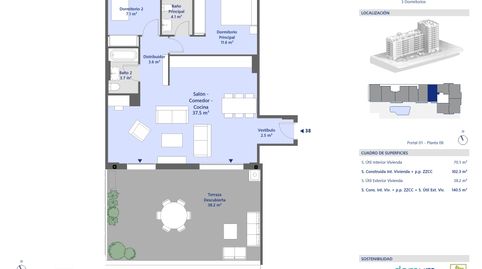 Foto 2 de Piso en venta en Carrer Braç del Moli, 3, Quart de Poblet, Valencia