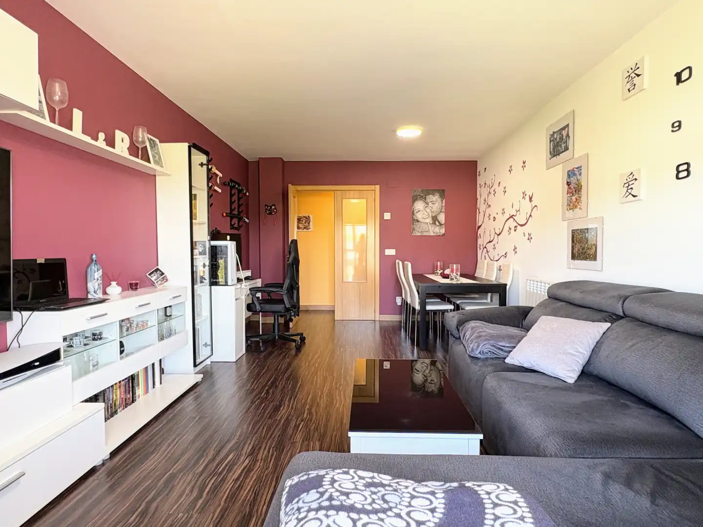 Living room of Flat for sale in Cistérniga  with Heating, Private garden and Storage room
