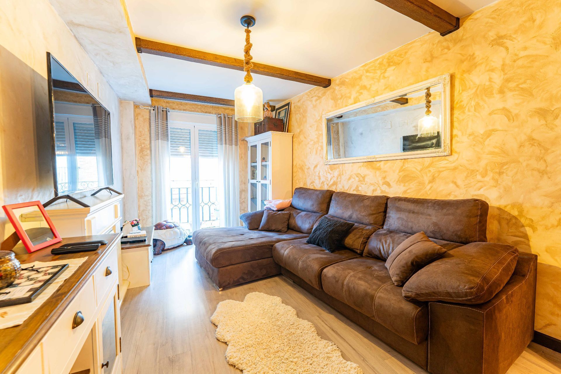 Living room of Flat for sale in Humanes de Madrid  with Air Conditioner, Heating and Terrace