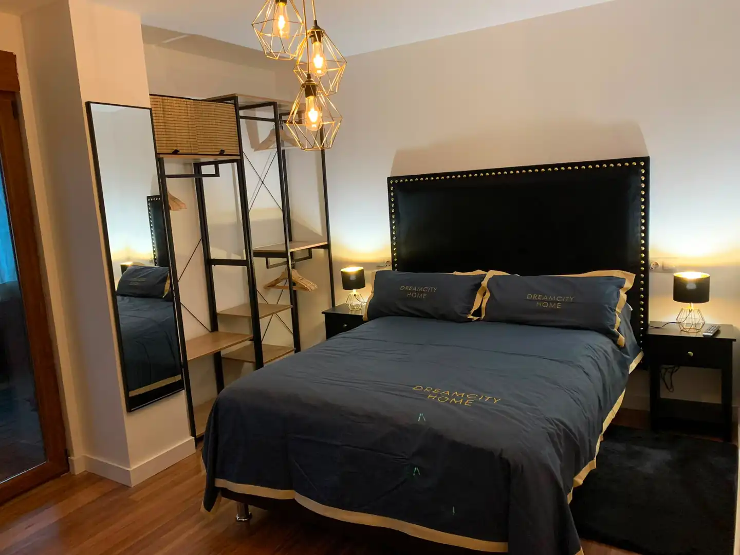 Bedroom of Flat for rent in Santander  with Heating, Terrace and Furnished