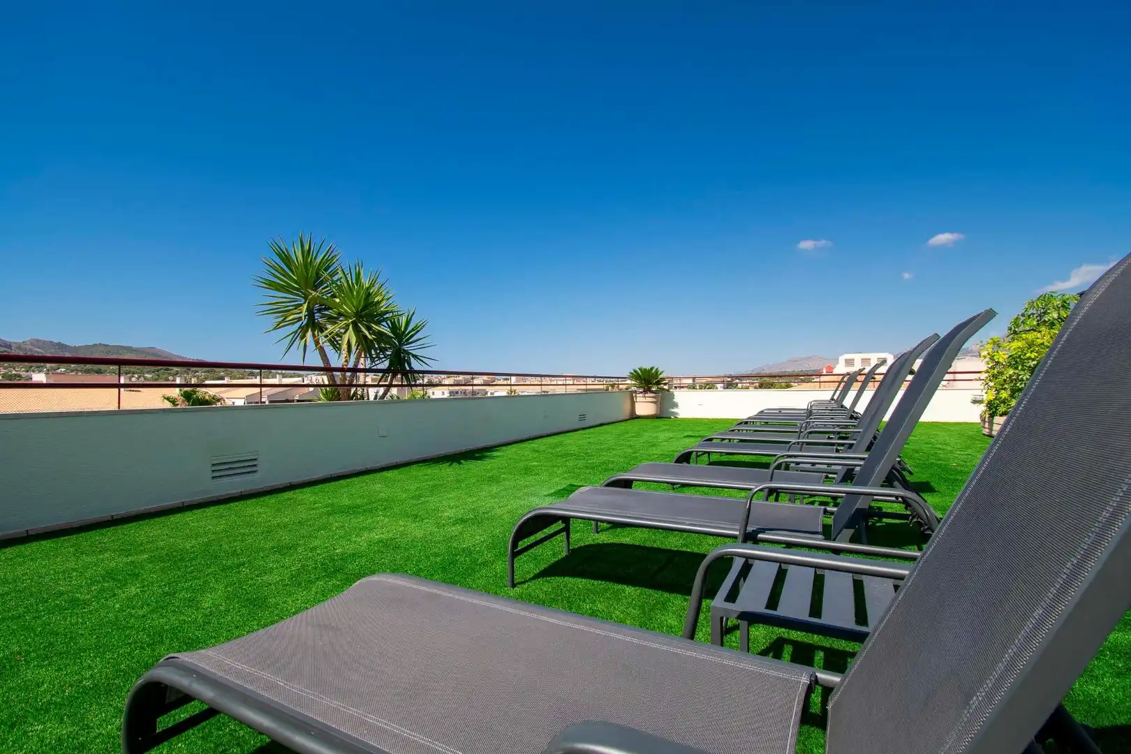 Terraza de Apartamento de alquiler en L'Alfàs del Pi con Aire acondicionado, Terraza y Amueblado