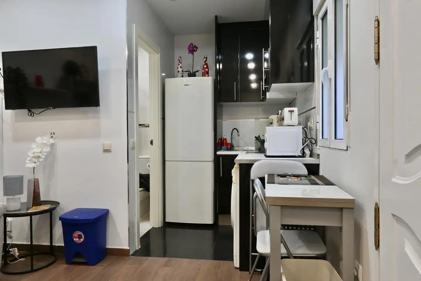 Kitchen of Study for rent in Madrid  with Air Conditioner, Heating and Furnished