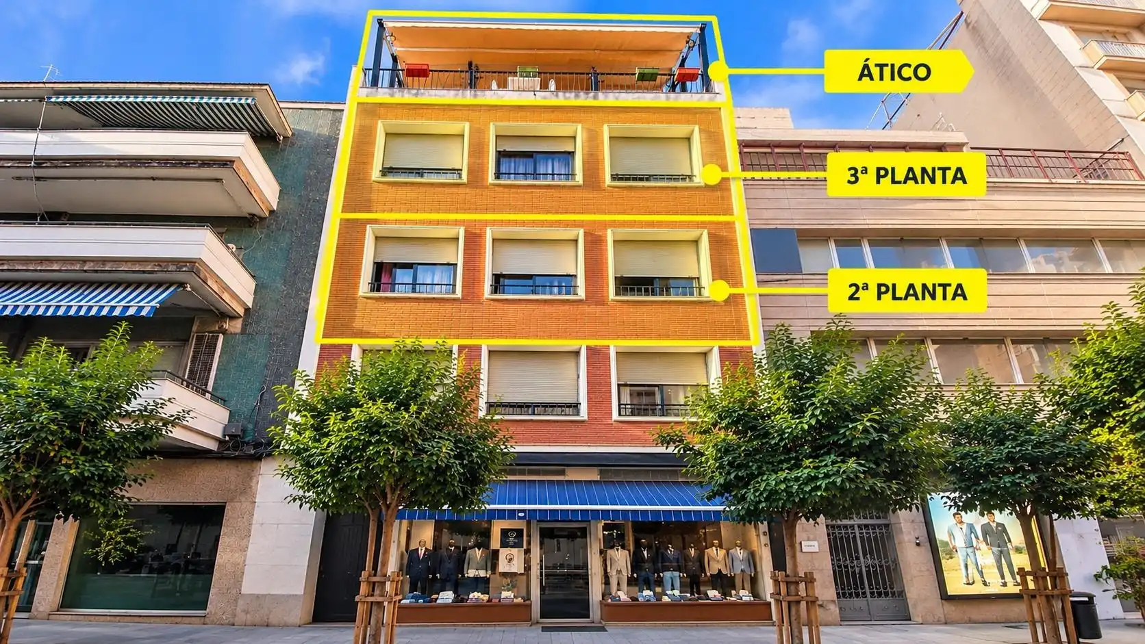 Vista exterior de Pis en venda en Córdoba amb Aire condicionat, Calefacció i Terrassa