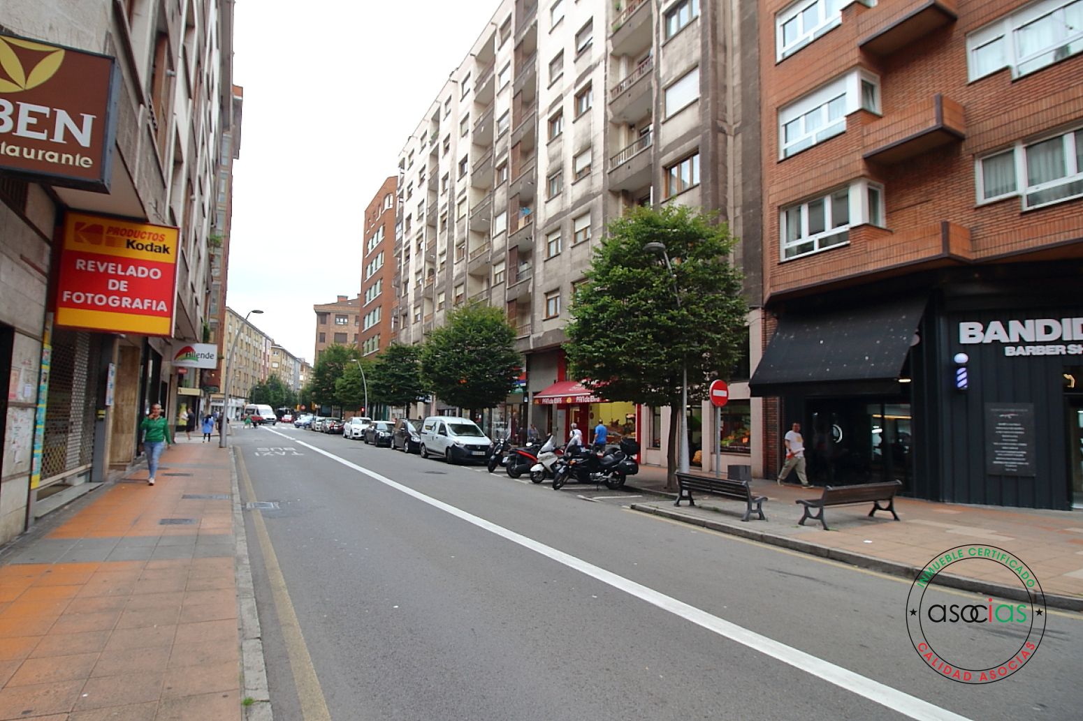 Vista exterior de Piso en venta en Gijón  con Calefacción, Parquet y Terraza