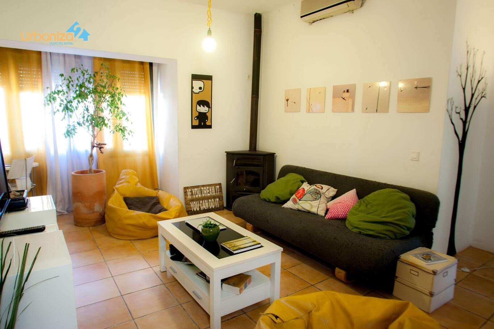 Living room of Attic for sale in Badajoz Capital  with Air Conditioner and Terrace