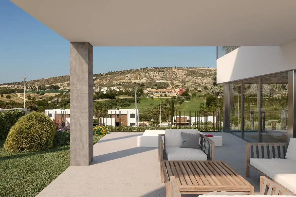 Terrassa de Casa o xalet en venda en Algorfa amb Jardí privat, Terrassa i Piscina