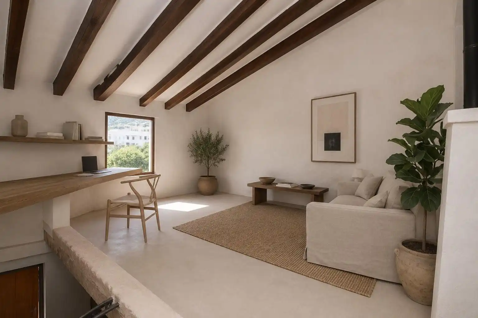 Sala de estar de Finca rústica en venta en Artà