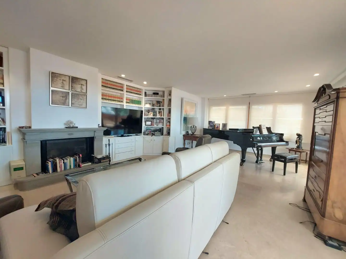 Wohnzimmer von Dachboden zum Verkauf in Águilas mit Klimaanlage, Heizung und Terrasse