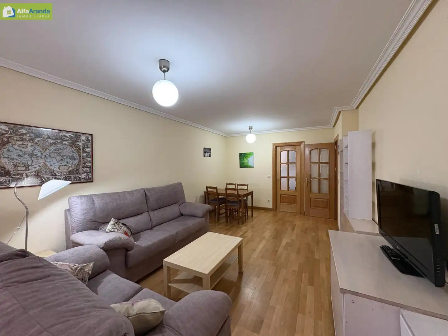 Living room of Apartments for sale in Aranda de Duero  with Heating, Furnished and Balcony