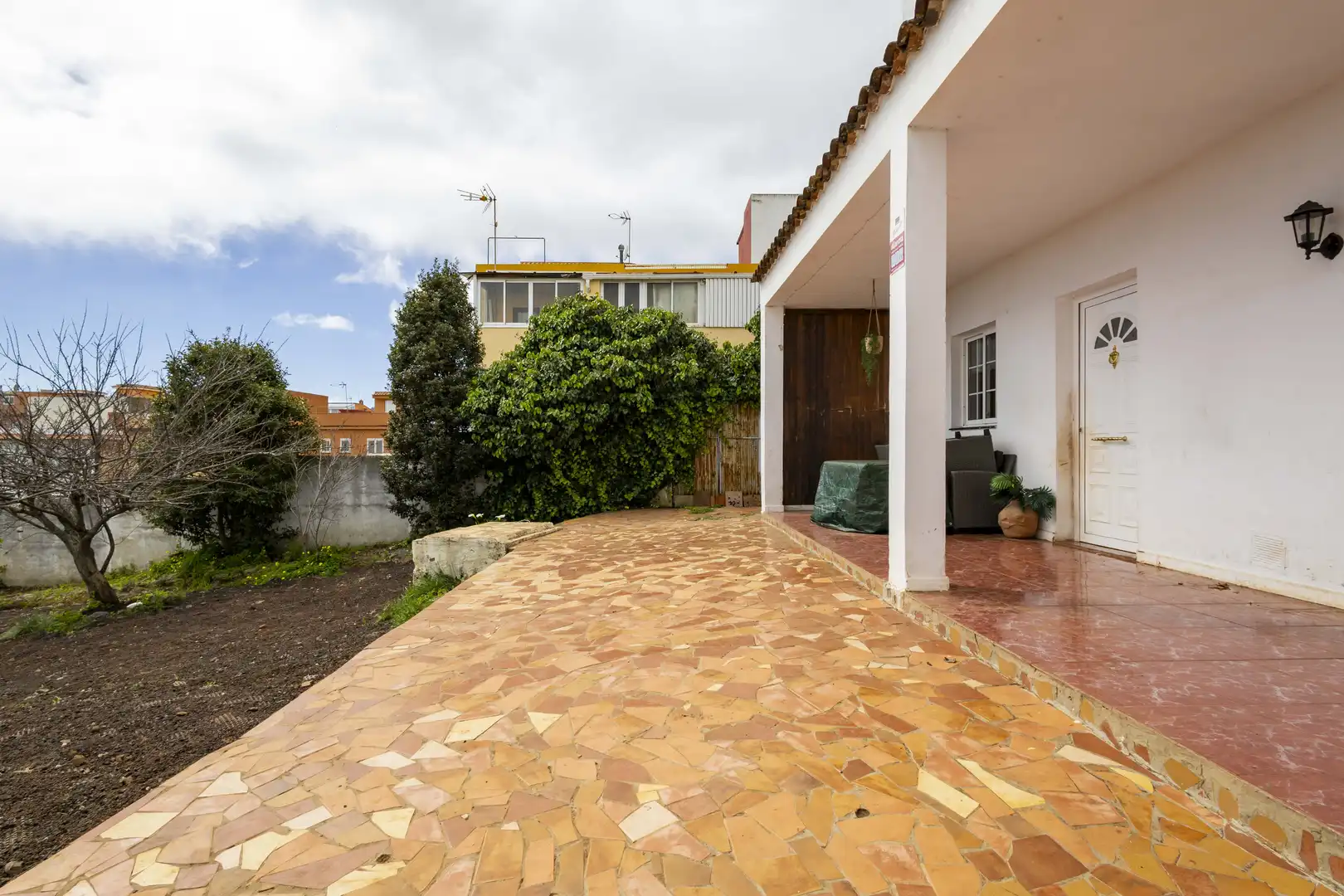 Terraza de Casa adosada en venta en San Cristóbal de la Laguna con Jardín privado y Terraza