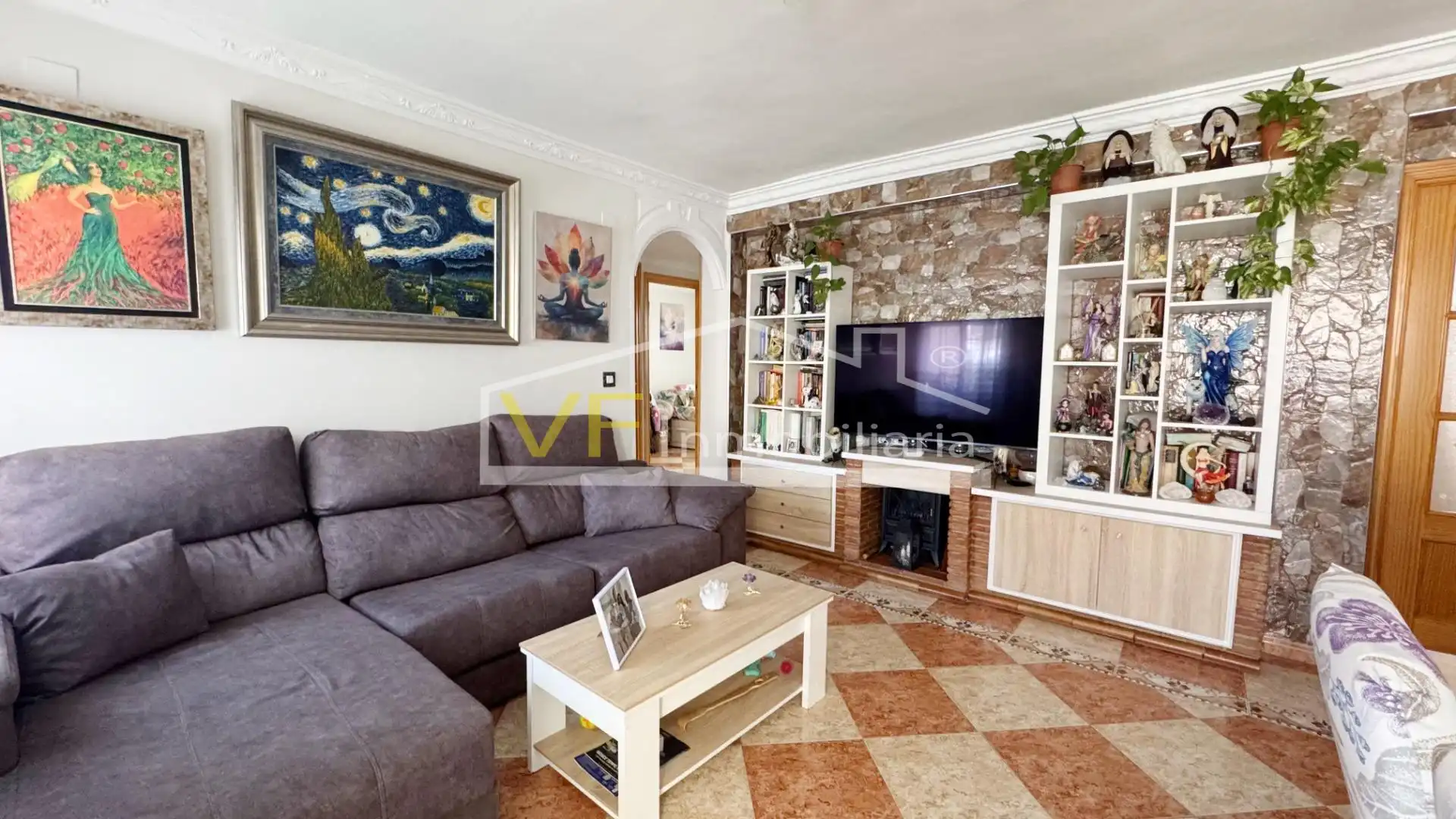 Sala de estar de Piso en venta en Málaga con Aire acondicionado y Calefacción