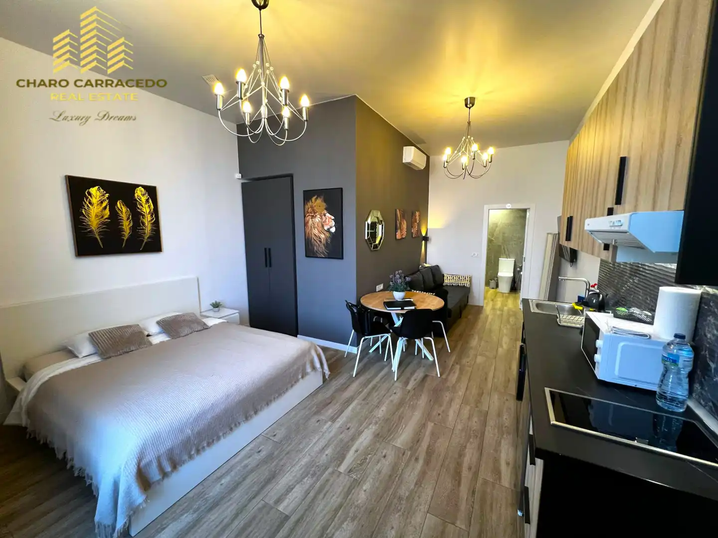 Habitación de Apartamento en venta en Valencia con Aire acondicionado, Amueblado y Lavadora