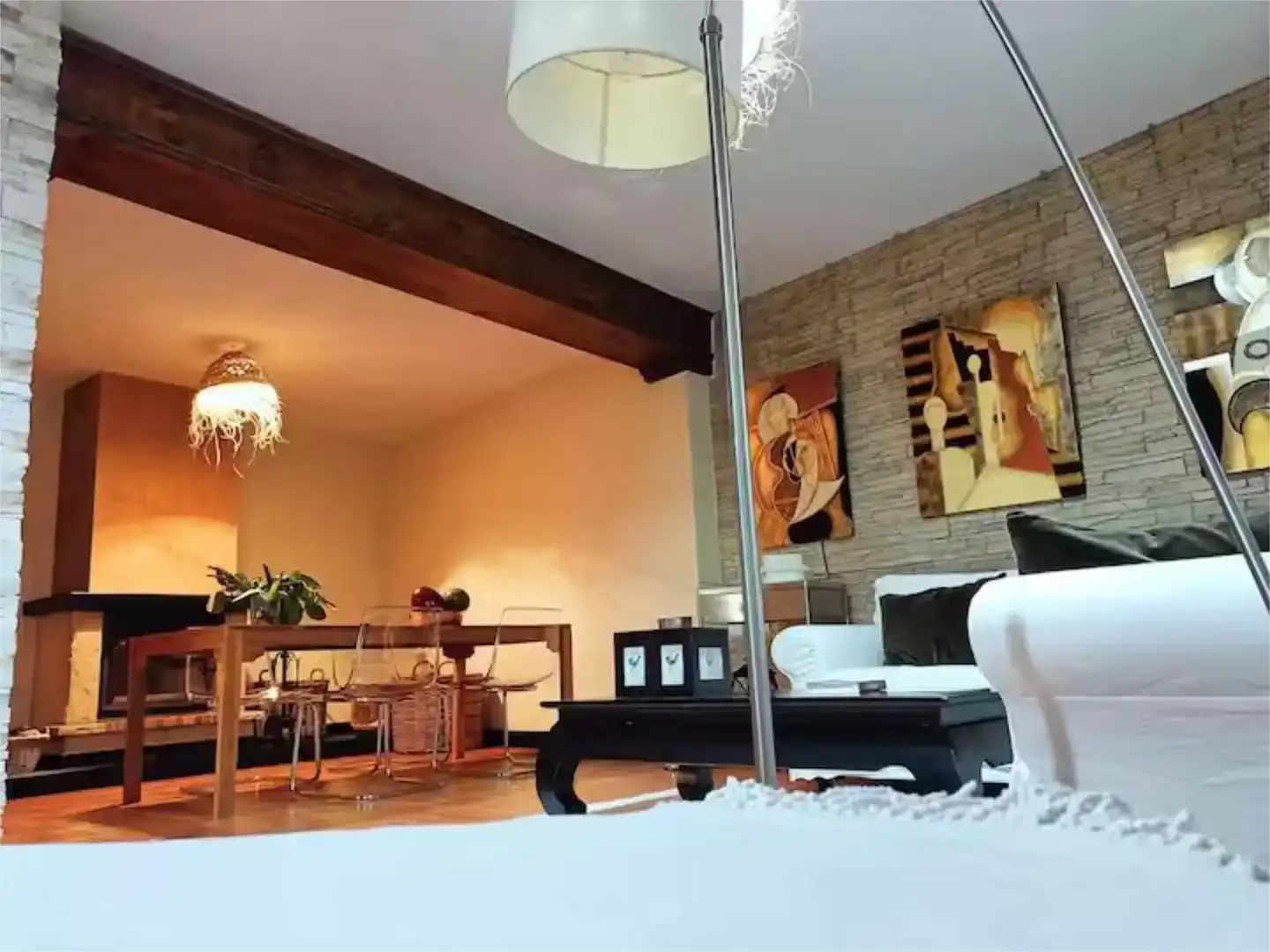 Wohnzimmer von Wohnung zur Miete in Écija mit Klimaanlage und Balkon