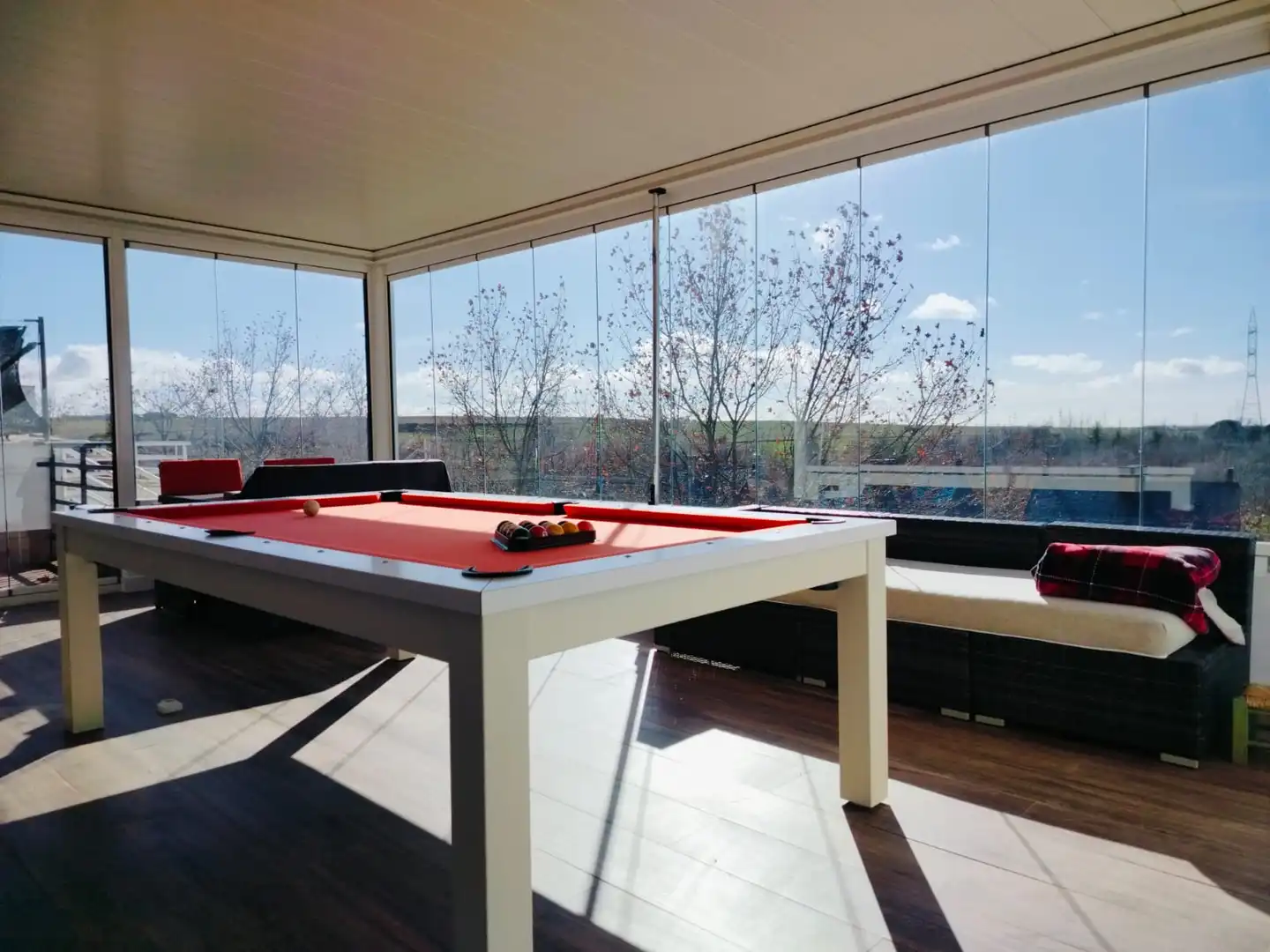 Terraza de Casa adosada en venta en Moraleja de Enmedio con Aire acondicionado, Calefacción y Jardín privado