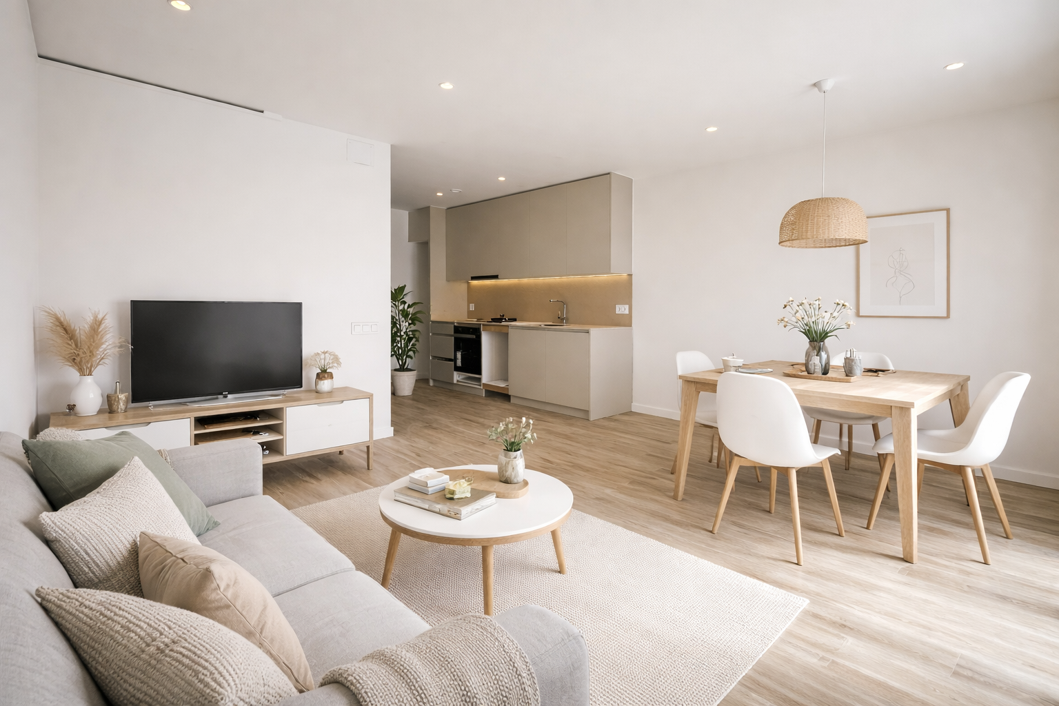 Living room of Flat for sale in L'Esquirol  with Heating, Private garden and Terrace