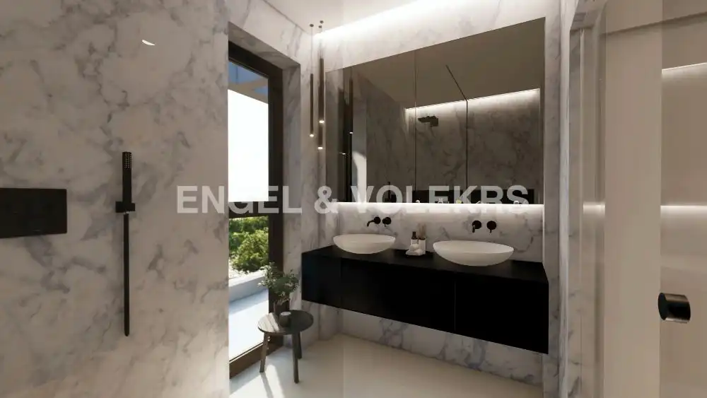 Bathroom of Houses for sale in El Campello  with Air Conditioner, Private garden and Storage room