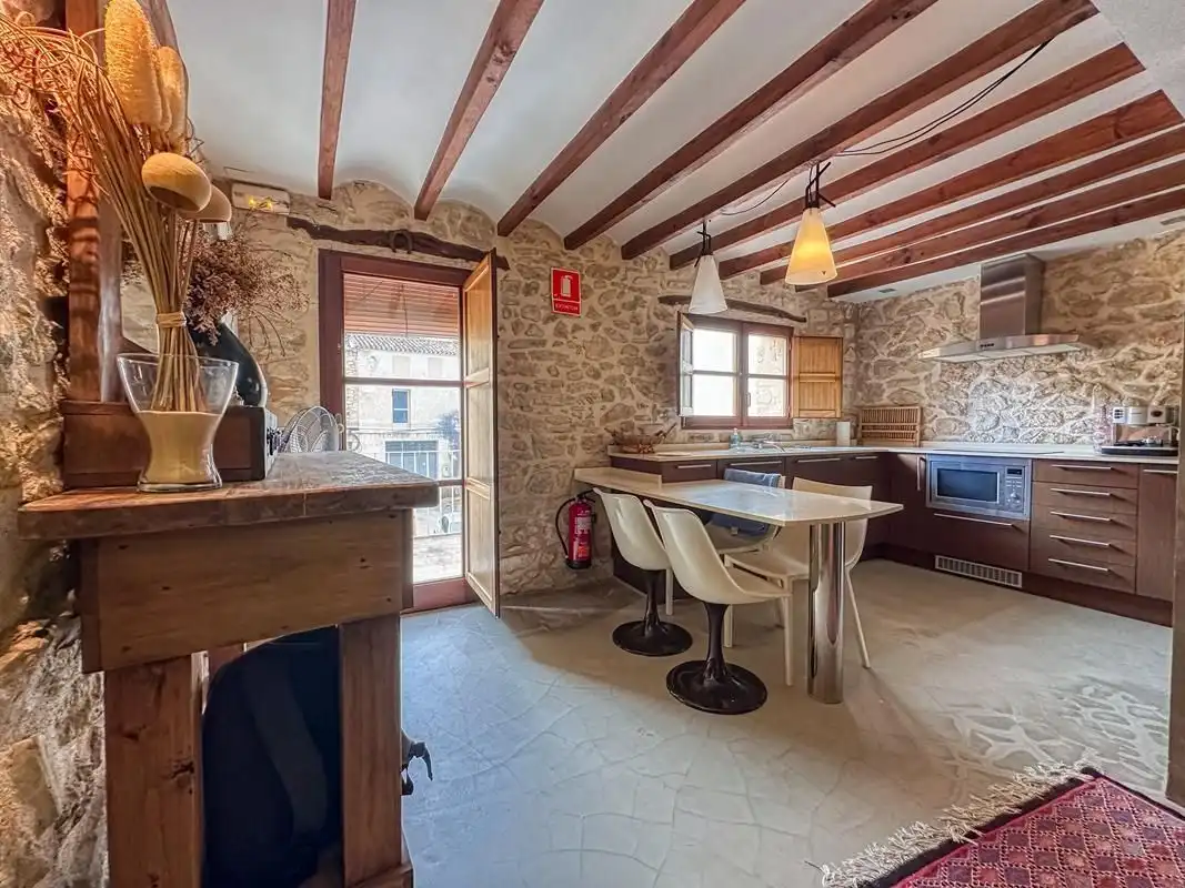 Cuina de Casa o xalet en venda en La Vall de Laguar amb Aire condicionat, Calefacció i Terrassa