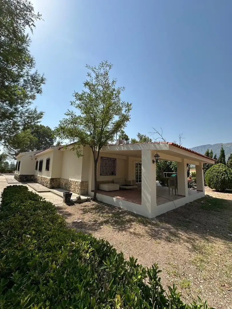 Exterior view of Houses for sale in Muro de Alcoy  with Heating, Swimming Pool and Furnished