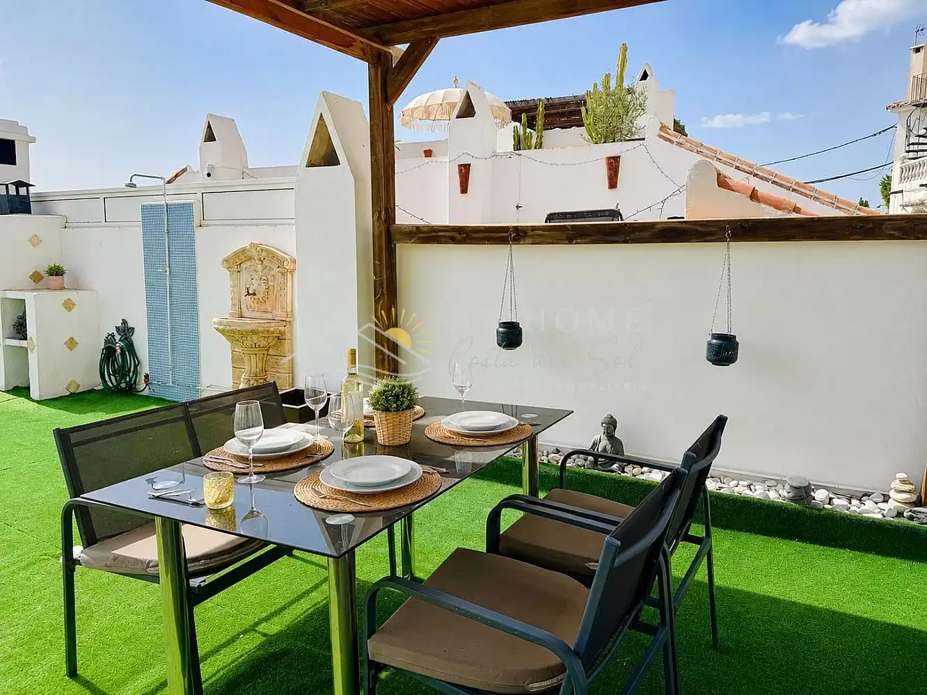 Terrassa de Casa o xalet de lloguer en Nerja amb Terrassa, Piscina i Forn