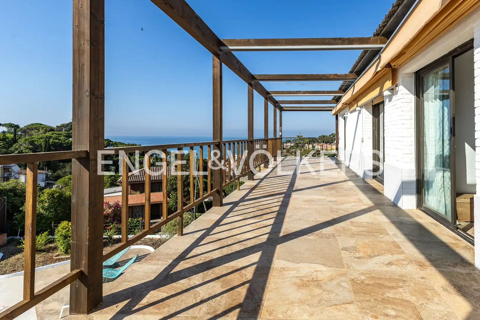 Terrace of Houses for rent in Caldes d'Estrac  with Air Conditioner, Heating and Private garden