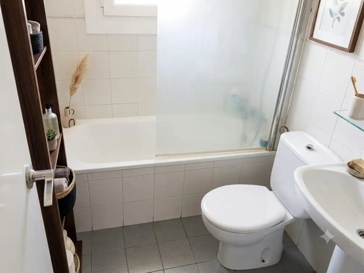 Baño de Casa adosada en venta en Sant Cugat del Vallès con Calefacción y Terraza