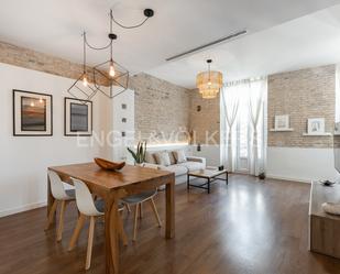 Sala d'estar de Apartament de lloguer en  Valencia Capital amb Aire condicionat, Calefacció i Parquet