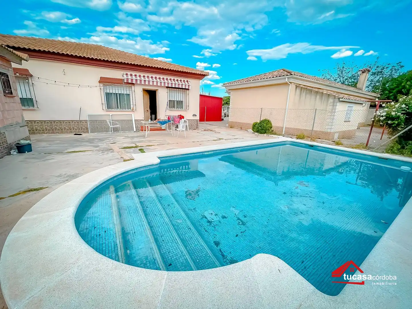 Swimming pool of Country homes for sale in Córdoba  with Air Conditioner, Heating and Private garden