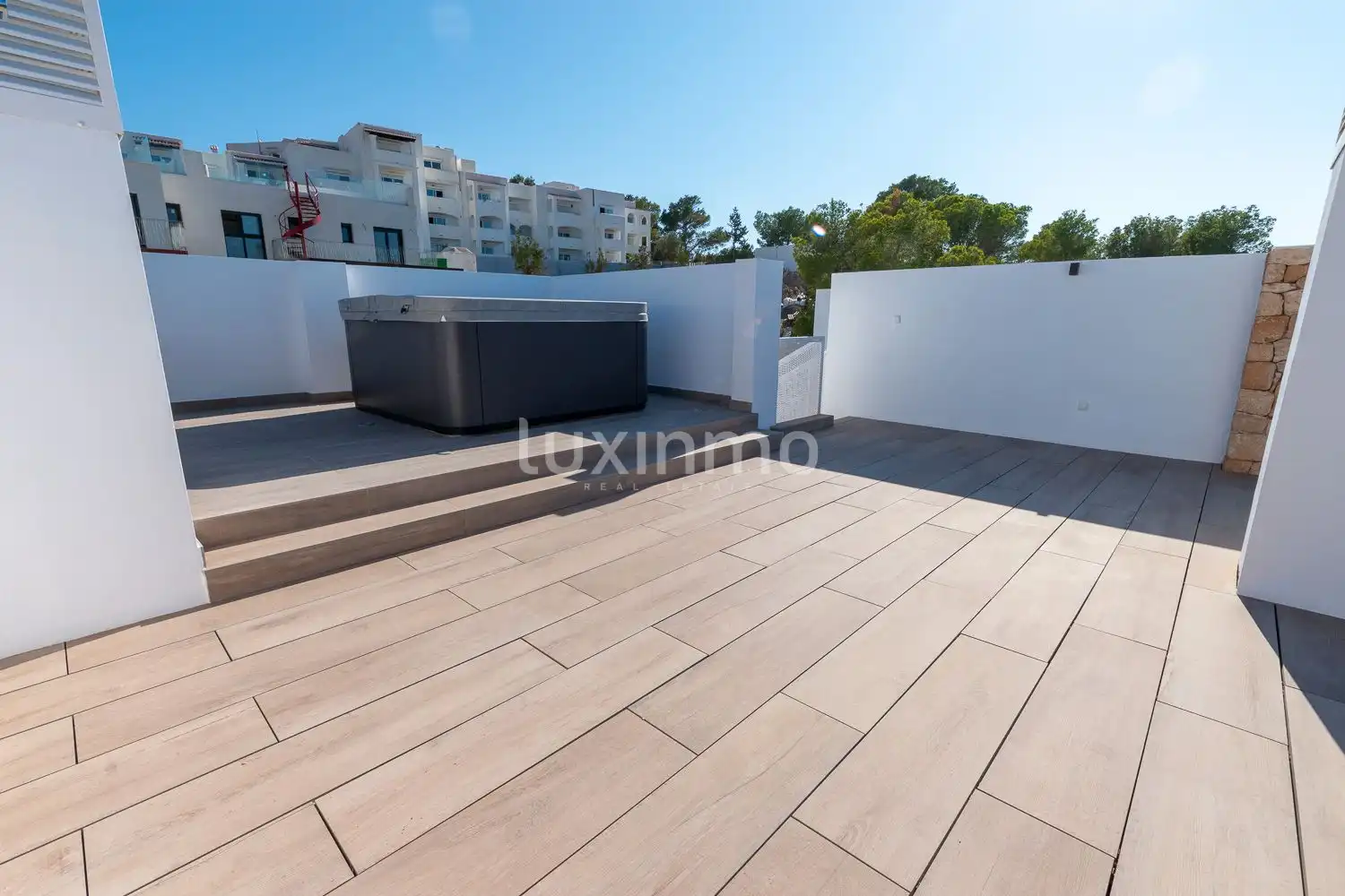 Terraza de Ático en venta en Sant Josep de sa Talaia con Aire acondicionado, Calefacción y Jardín privado