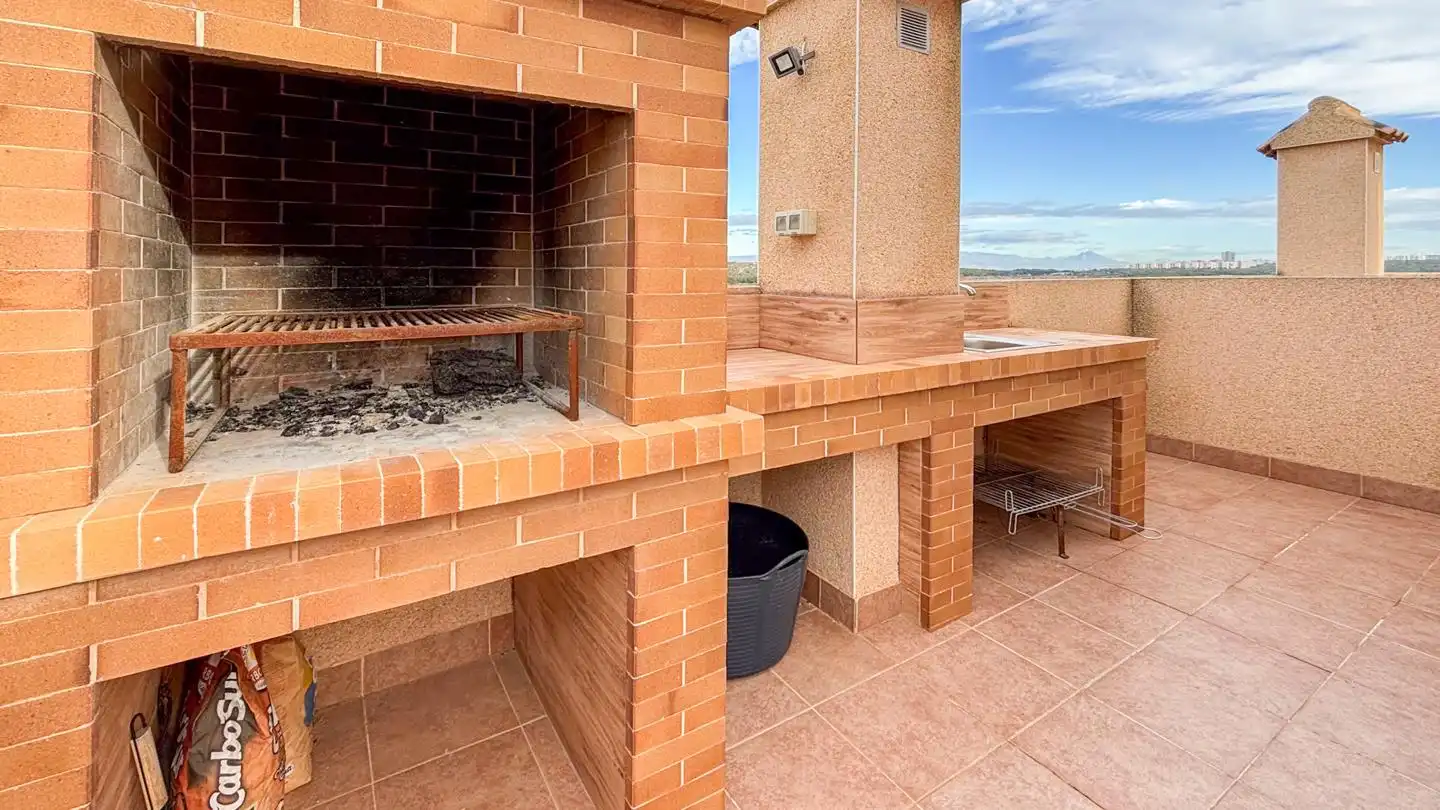 Terrace of Detached homes for sale in Santa Pola  with Air Conditioner, Terrace and Storage room