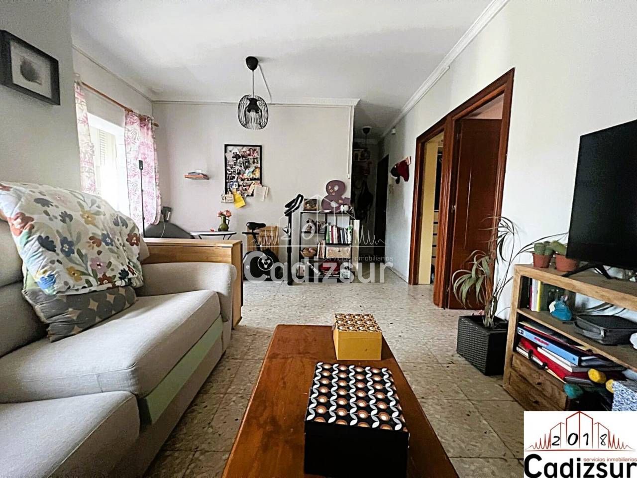 Sala de estar de Piso en venta en  Cádiz Capital con Aire acondicionado y Terraza