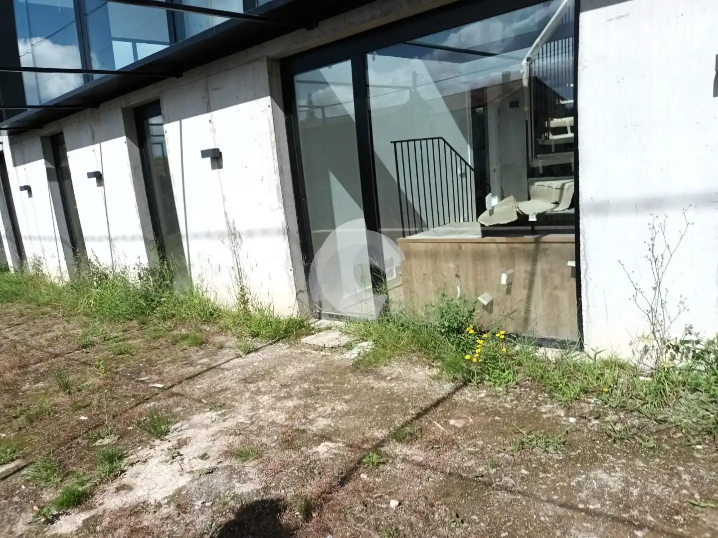 Vista exterior de Casa o xalet en venda en Santiago de Compostela  amb Calefacció, Jardí privat i Terrassa
