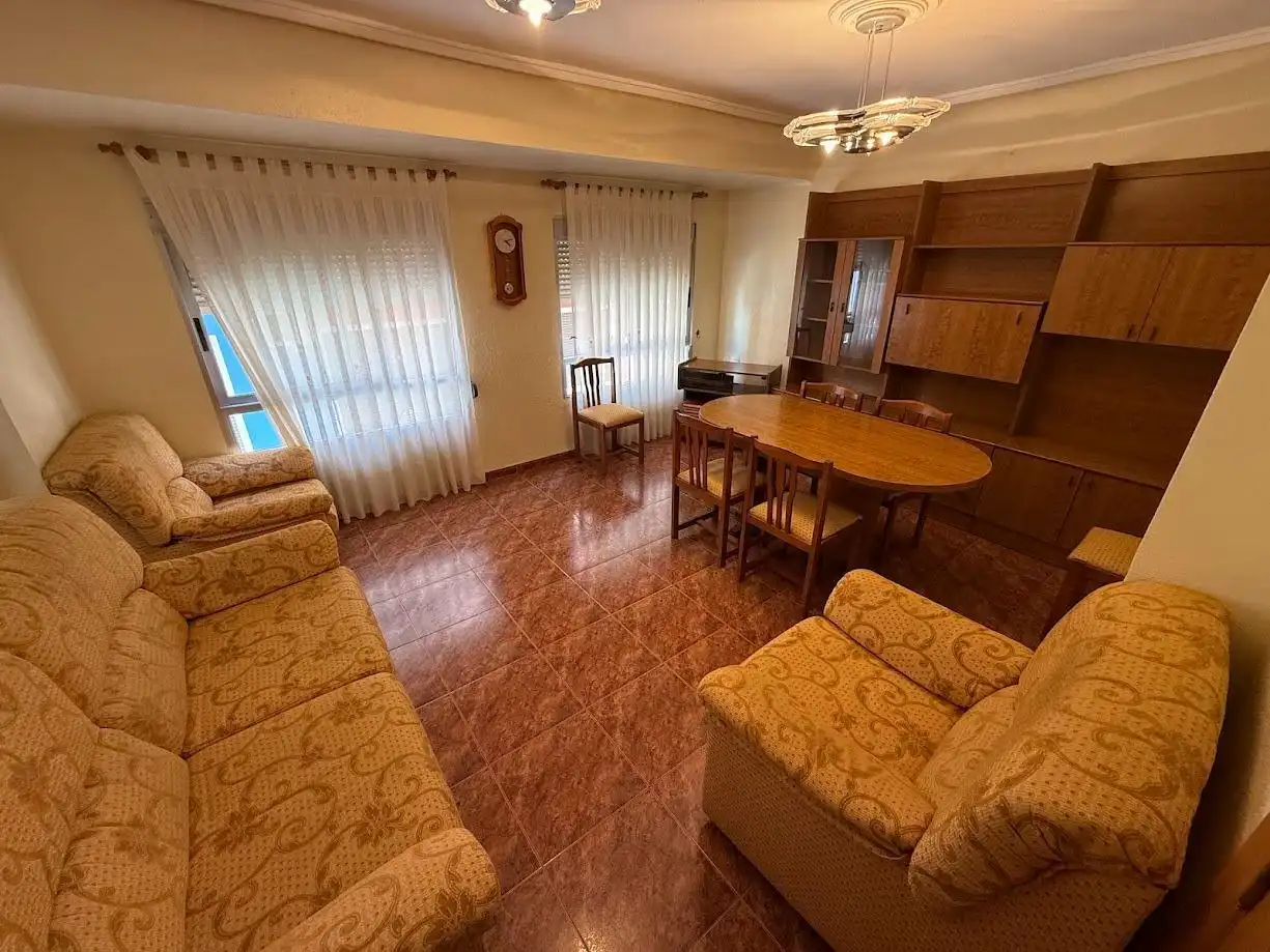Sala de estar de Piso en venta en Alaquàs con Amueblado y Balcón