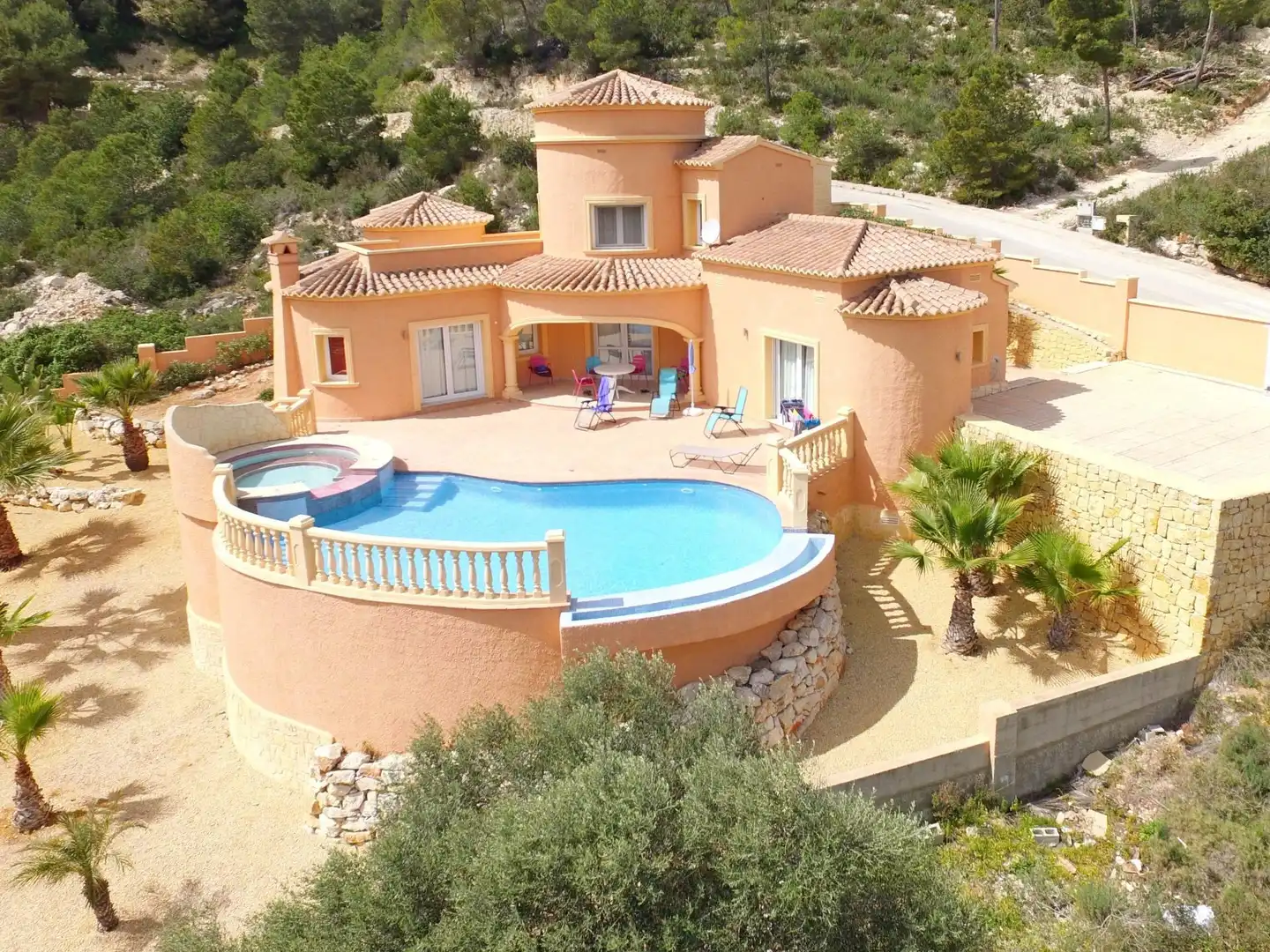Vista exterior de Casa o xalet en venda en Jávea / Xàbia amb Calefacció, Jardí privat i Terrassa