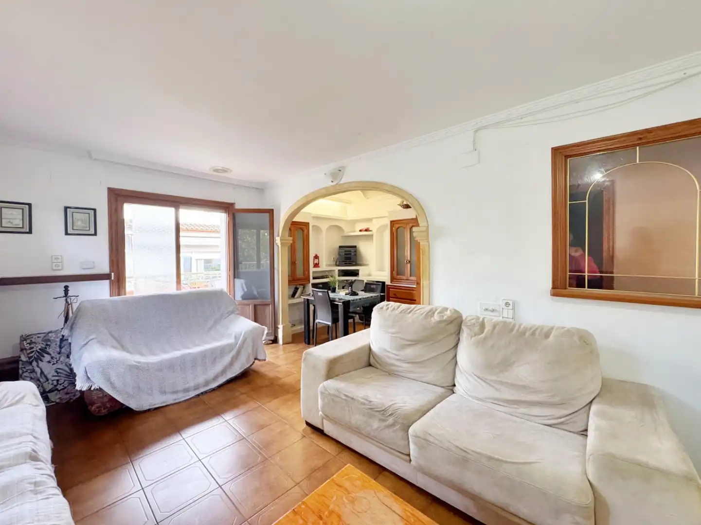 Living room of Flat for sale in Jávea / Xàbia  with Air Conditioner, Heating and Storage room