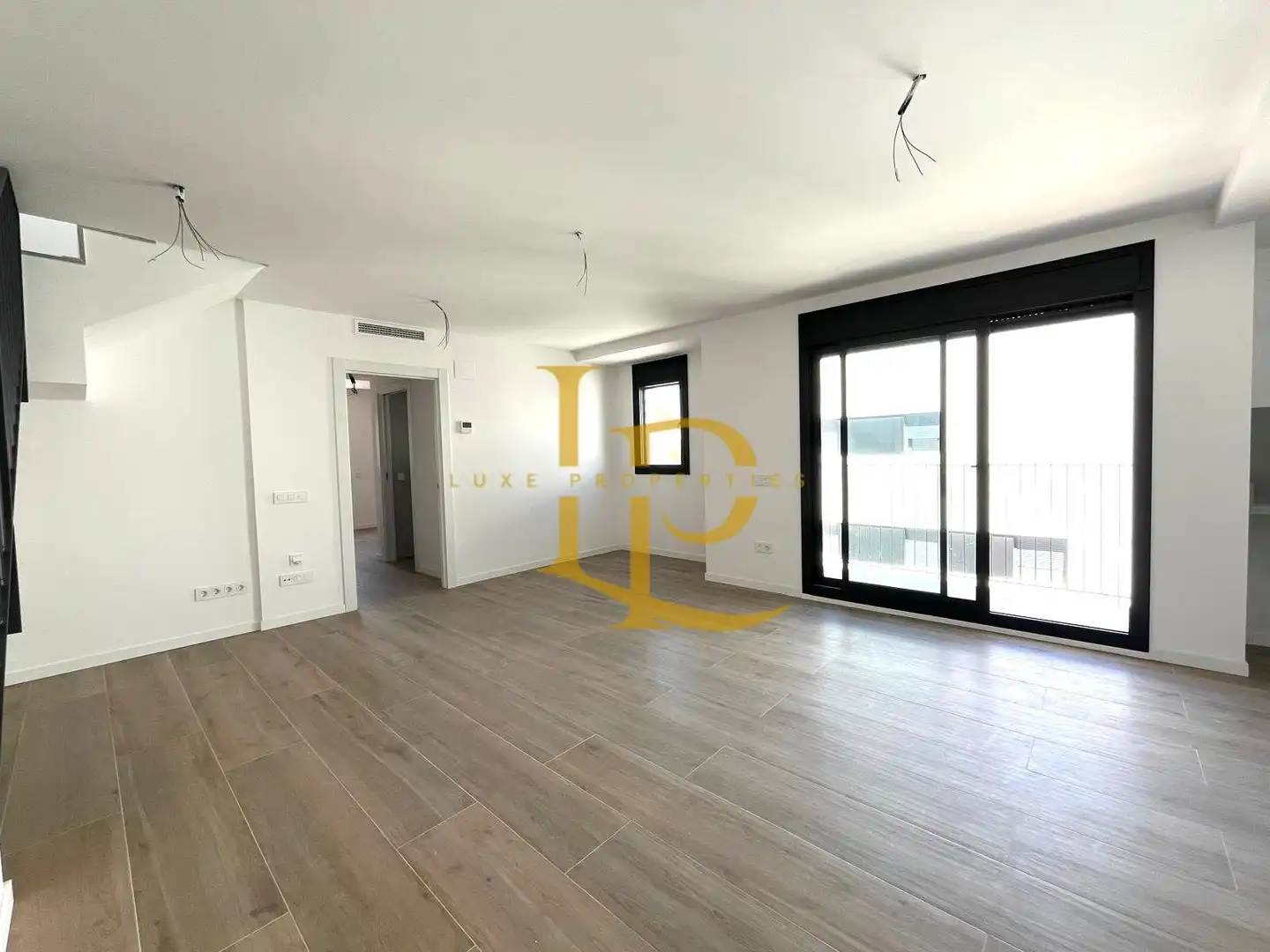 Sala de estar de Ático en venta en Terrassa con Aire acondicionado, Calefacción y Parquet