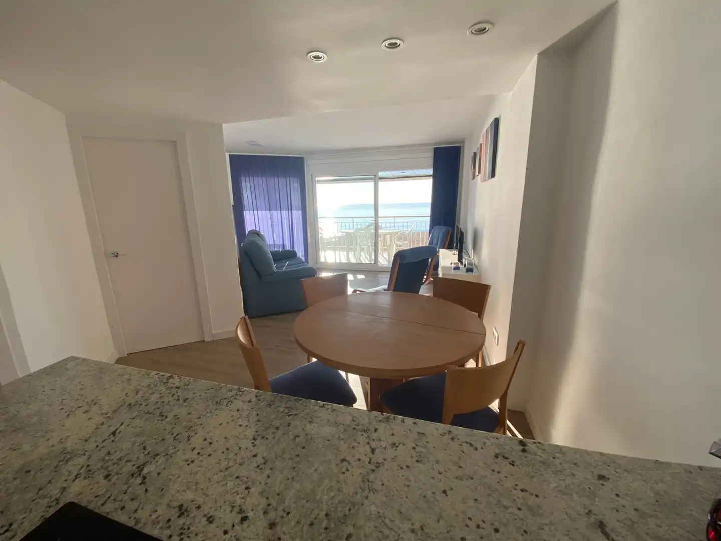 Comedor de Apartamento en venta en Calonge i Sant Antoni con Terraza, Amueblado y Horno